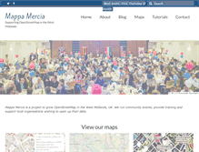 Tablet Screenshot of mappa-mercia.org